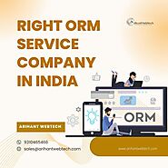 Right ORM service Company in india