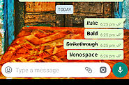 How to Format WhatsApp Messages with Italic, Bold, Strikethrough, or Monospaced Text - Alteroid