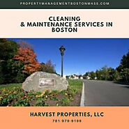 Cleaning & Maintenance Services in Boston