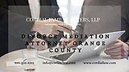 Divorce Mediation Attorney Orange County