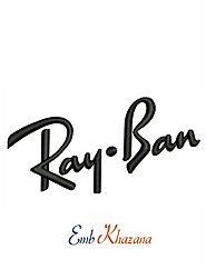 Ray Ban Logo embroidery design