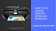 [Resolved] How to fix Canon printer spooling problem?