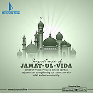 Free Downloads Importance of Jamat Ul Vida Flyers, Posters, and videos on Brands.live