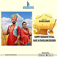 Create Free Baisakhi Wishes Posters and flyers | Brands.live