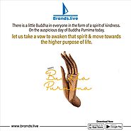 Buddha Purnima images and flyer on Brands.live