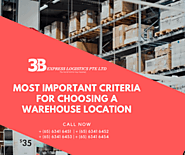 Most Important Criteria For Choosing a Warehouse Location