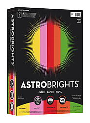 Astrobrights Colored Paper, 8-1/2 x 11 Inches, Assorted Vintage Colors, Pack of 500