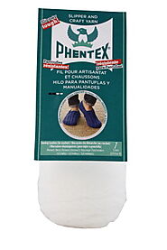 Phentex Olefin Dryable Machine Washable Craft Yarn, 167 yd, White, 3 oz