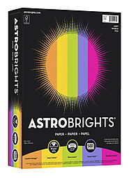 Astrobrights Colored Paper, 8-1/2 x 11 Inches, Assorted Happy Colors, Pack of 500