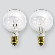 2pk Incandescent Replacement Bulbs G40 Clear - Room Essentials™ : Target