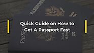 Quick Guide on How to Get a Passport Fast