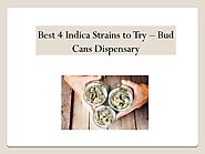 Best 4 Indica Strains to Try – Bud Cans Dispensary
