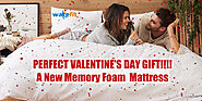 Why A Memory Foam Mattress Makes The Perfect Valentine's Day Gift - Wakefit