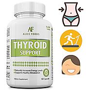 Improve Energy Levels and Metabolism with Thyroid Support Supplement with Iodine +"Thyroid Disorders" Guide Ebook - P...