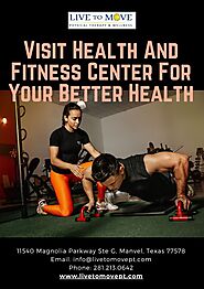 Visit Health And Fitness Center For Your Better Health