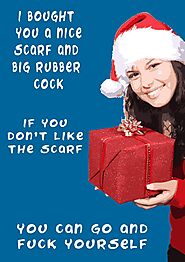 Nice Scarf - Funny Christmas Card | Twisted Gifts