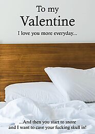 Snore - Funny Valentine’s Card | Twisted Gifts