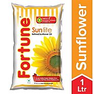 Fortune Sunlite Refined Sunflower Oil, 1L: Amazon.in: Grocery & Gourmet Foods