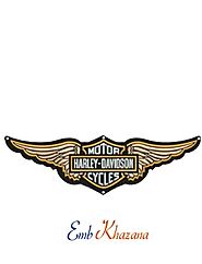 Harley Davidson wings Embroidery | Harley Davidson Embroidery Design | Harley Davidson logo pes embroidery