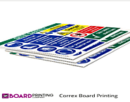 Different applications of correx board printing in the UK
