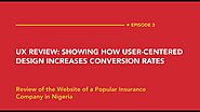 UI/UX review of a popular insurance company's website in Nigeria