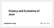 History and Evolution of Java - javatpoint’s blog