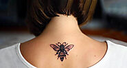 60 Cute Honey Bee Tattoo Designs in 2021 for Women and Men