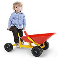 8" Heavy Duty Kids Ride-on Sand Dumper with 4 Wheels | Cashback Shopper