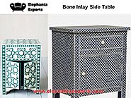 Bone Inlay Side Table