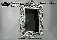 Bone Inlay Mirror Elephanta Exports Manufacturer