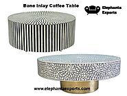 Bone Inlay Coffee Table Elephanta Exports