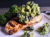 Barbells and Bellinis: Grilled Chicken with Blueberry Guacamole