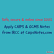 Is it safe to request GCMS Notes?