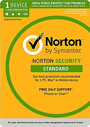 Norton Security Standard - 1 Device 3 Years (Total Security for PC, Mac, Android, IOS) - Email Delivery in 2 Hours - ...