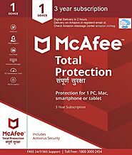 McAfee Total Protection (Windows / Mac / Android / iOS) - 1 User, 3 Years (Email Delivery in 2 hours- No CD): Amazon....