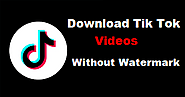 How to Tik Tok video Download online free Without WaterMark