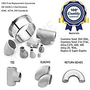 Stainless Steel Pipe Fittings Manufacturers - Pipe Elbow, Tee, Reducer