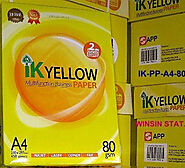 IK Yellow A4 Copy Paper - paper
