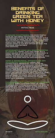 benefits of drinking green tea with honey