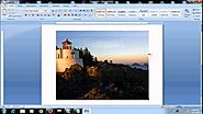 how to write text on image in microsoft word document