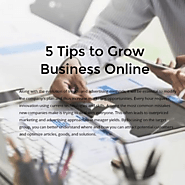 5 Tips to Grow Business Online