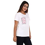 Savage Pink on White Women's Cotton T-Shirt – Sassy Baegum