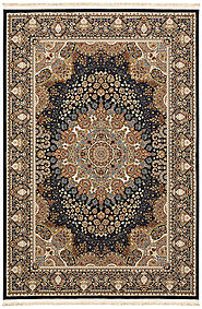 Traditional & Oriental Rugs Masterpiece 1802B Medium Blue - Navy Machine Made Rug