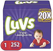 Luvs Ultra Leakguards Disposable Baby Diapers with Nightlock Technology