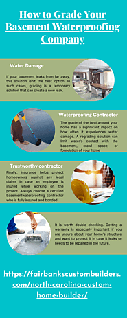 How to Grade Your Basement Waterproofing Company
