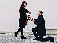Propose her simply with a red rose