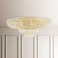 Schonbek 5896 Petit Crystal Deluxe 27 Light Ceiling Mount | Luxury Wall Sconces At Grayson Luxury