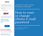 how to reset xfinity account password | Reset my xfinity account password