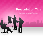 Free Business Conference Pink PowerPoint Template | SlideHunter.comSlideHunter.com