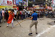Home / Society / Sports Indraneel Bandopadhyay tries to keep the tradition of Lathi Khela alive in Bengal